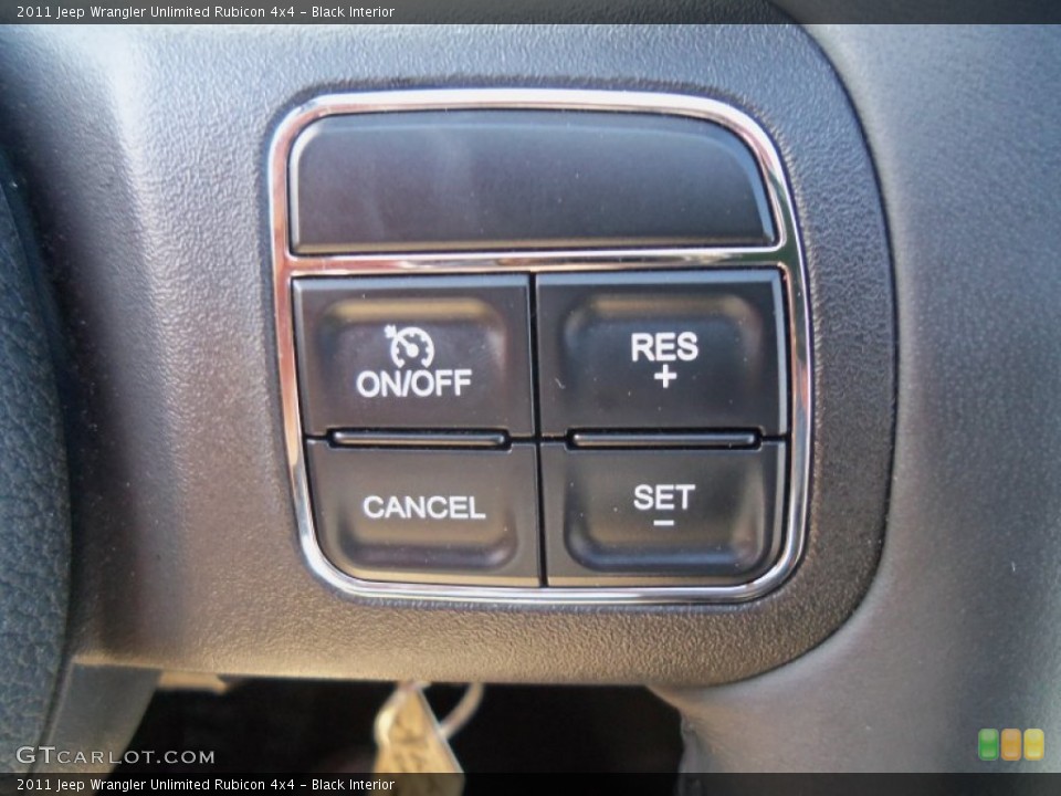 Black Interior Controls for the 2011 Jeep Wrangler Unlimited Rubicon 4x4 #62716507