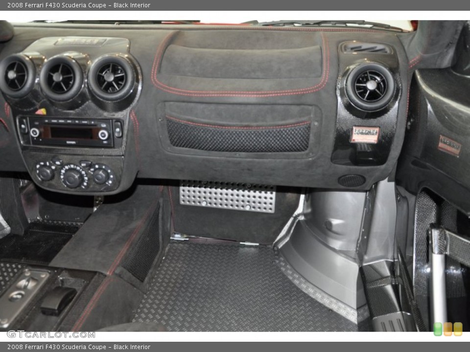 Black Interior Dashboard for the 2008 Ferrari F430 Scuderia Coupe #62717975