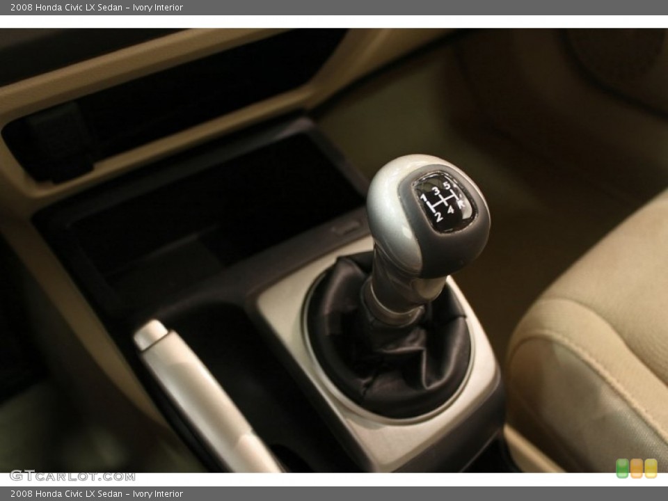 Ivory Interior Transmission for the 2008 Honda Civic LX Sedan #62719162