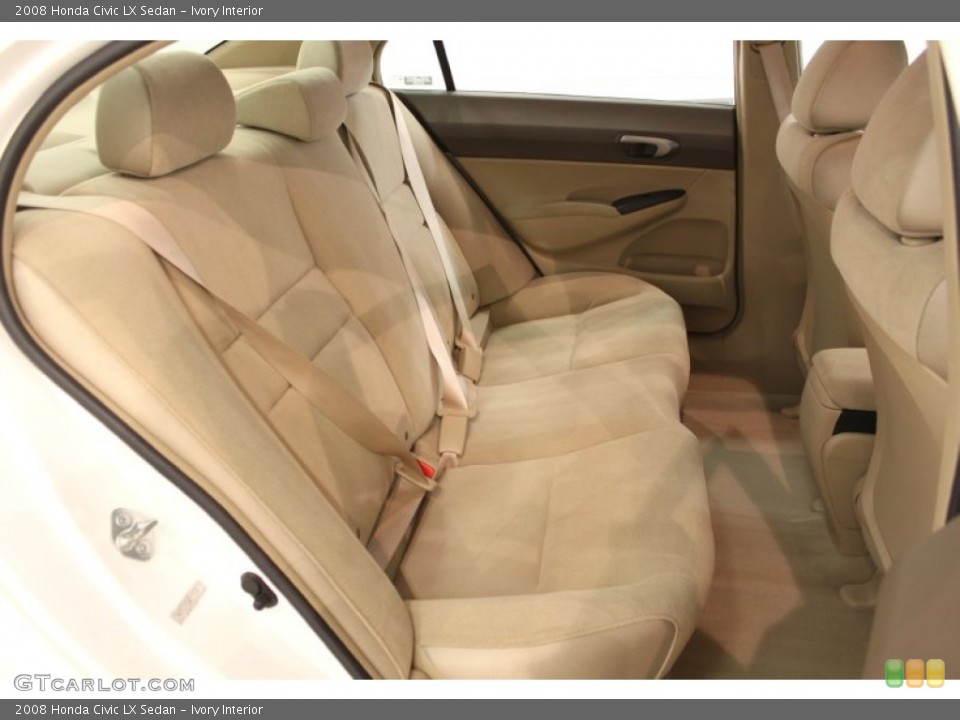 Ivory Interior Rear Seat for the 2008 Honda Civic LX Sedan #62719200