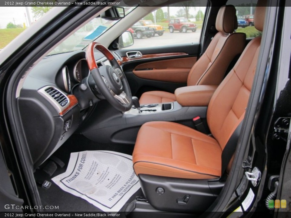 New Saddle/Black Interior Photo for the 2012 Jeep Grand Cherokee Overland #62725123