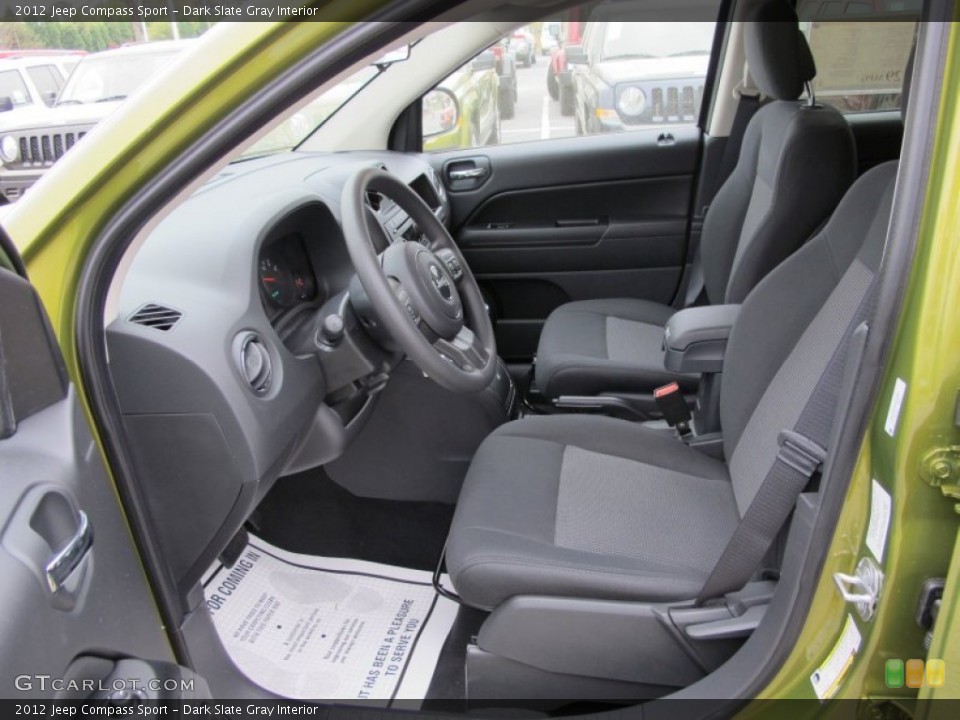 Dark Slate Gray Interior Photo for the 2012 Jeep Compass Sport #62725249