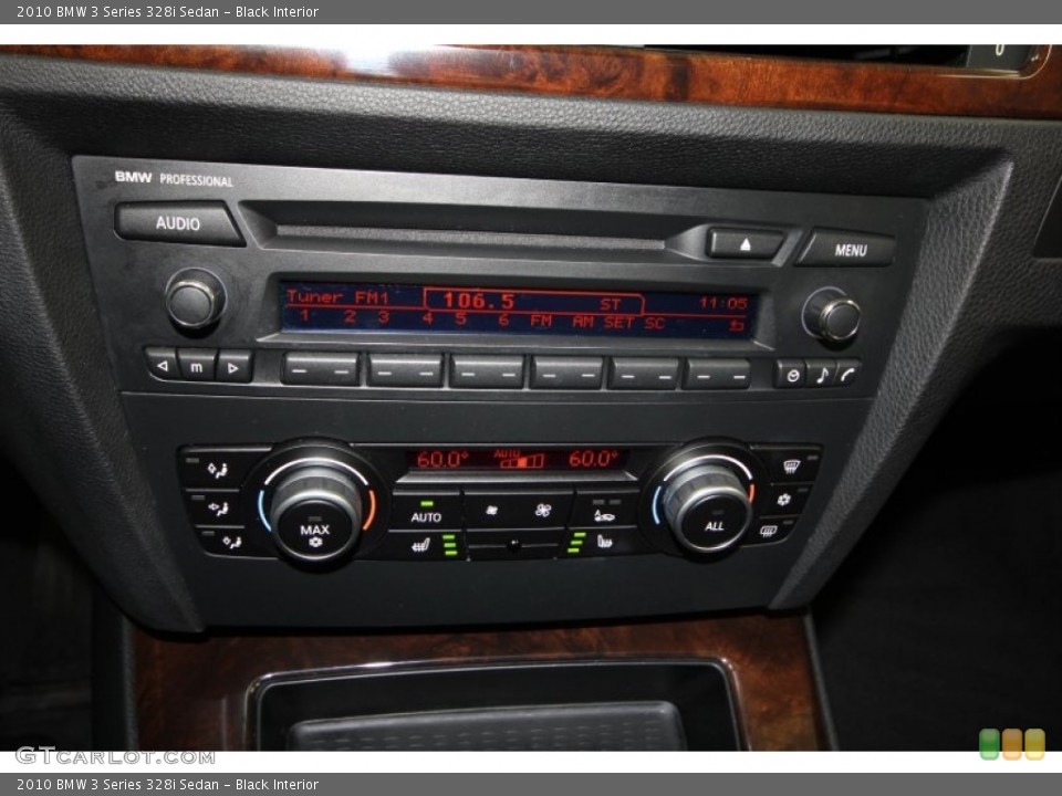 Black Interior Controls for the 2010 BMW 3 Series 328i Sedan #62725711