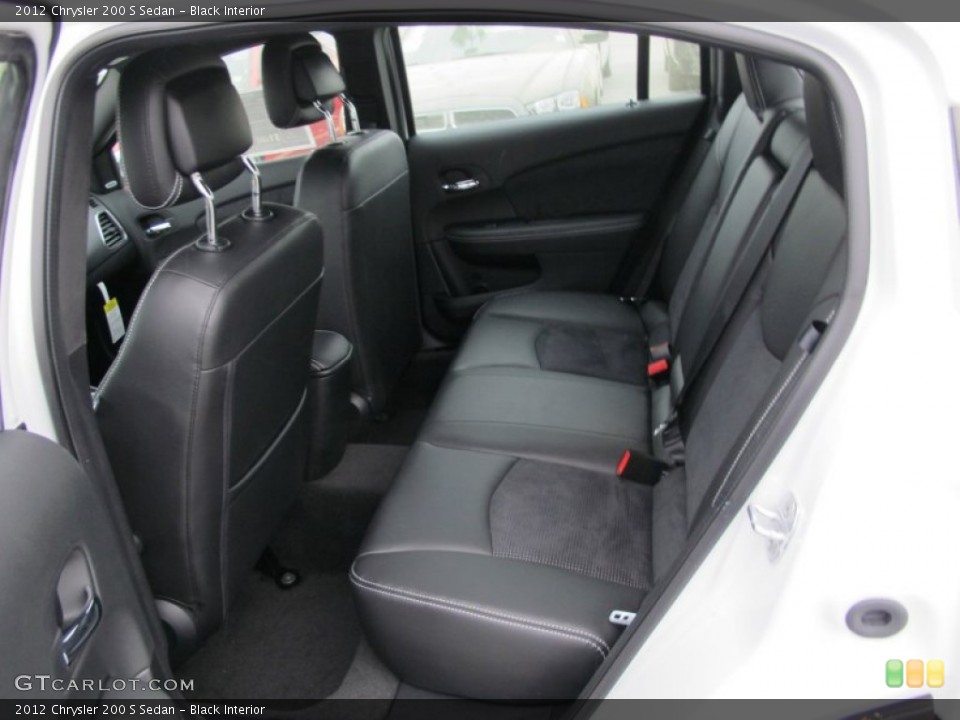 Black Interior Photo for the 2012 Chrysler 200 S Sedan #62726242
