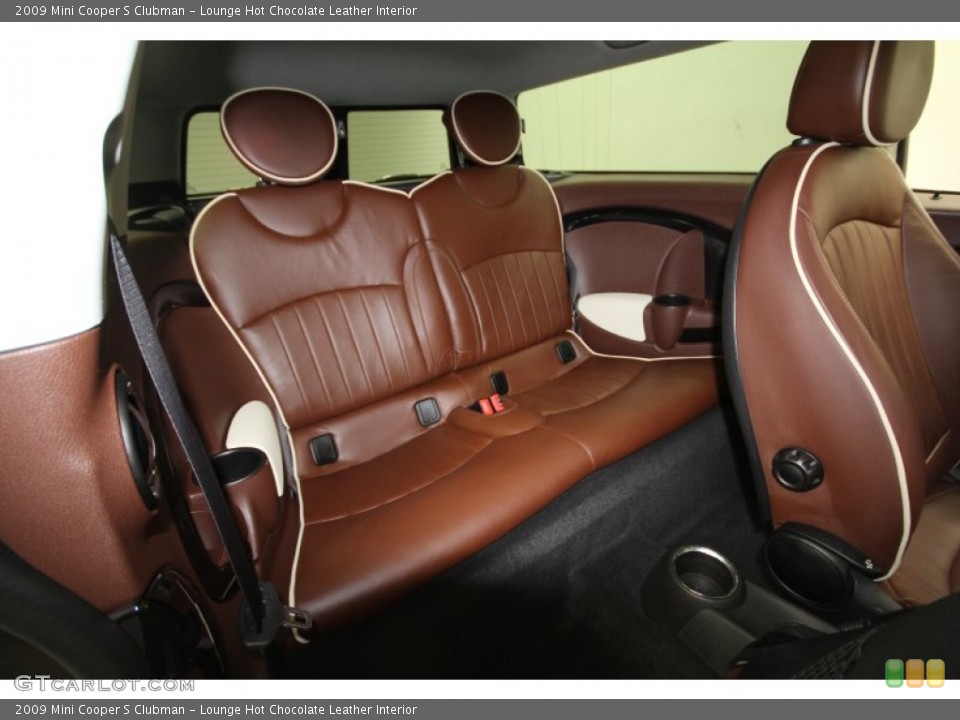 Lounge Hot Chocolate Leather Interior Rear Seat for the 2009 Mini Cooper S Clubman #62728031