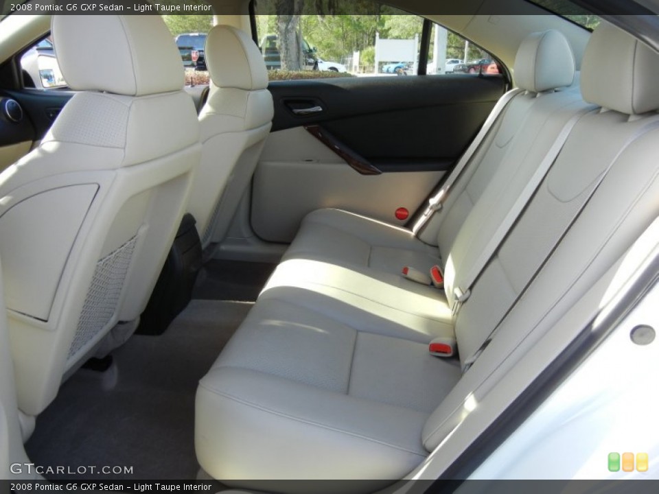 Light Taupe Interior Rear Seat for the 2008 Pontiac G6 GXP Sedan #62729965