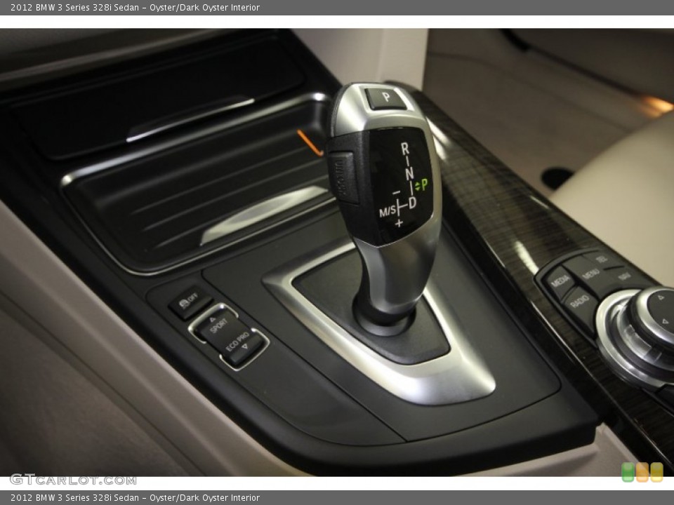 Oyster/Dark Oyster Interior Transmission for the 2012 BMW 3 Series 328i Sedan #62730286