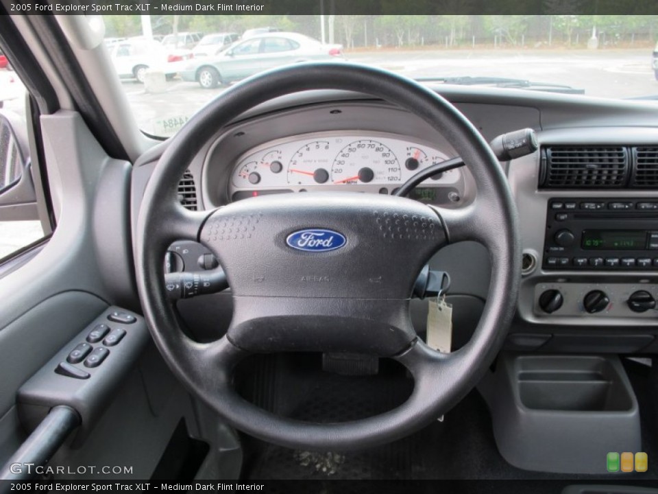 Medium Dark Flint Interior Steering Wheel for the 2005 Ford Explorer Sport Trac XLT #62731513