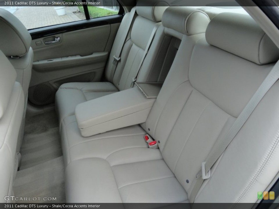 Shale/Cocoa Accents Interior Rear Seat for the 2011 Cadillac DTS Luxury #62731639