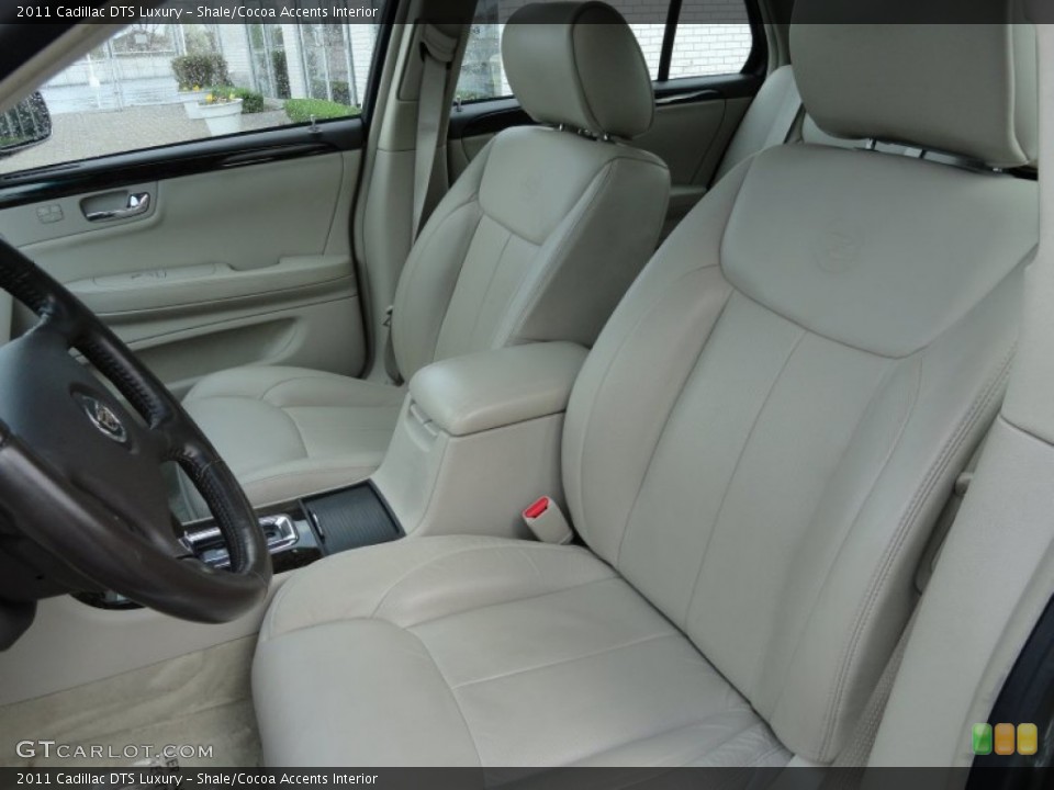 Shale/Cocoa Accents Interior Front Seat for the 2011 Cadillac DTS Luxury #62731657