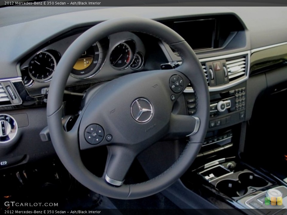 Ash/Black Interior Steering Wheel for the 2012 Mercedes-Benz E 350 Sedan #62733639