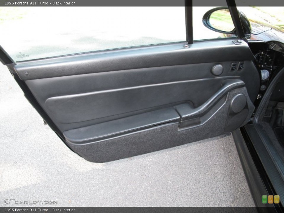 Black Interior Door Panel for the 1996 Porsche 911 Turbo #62734014