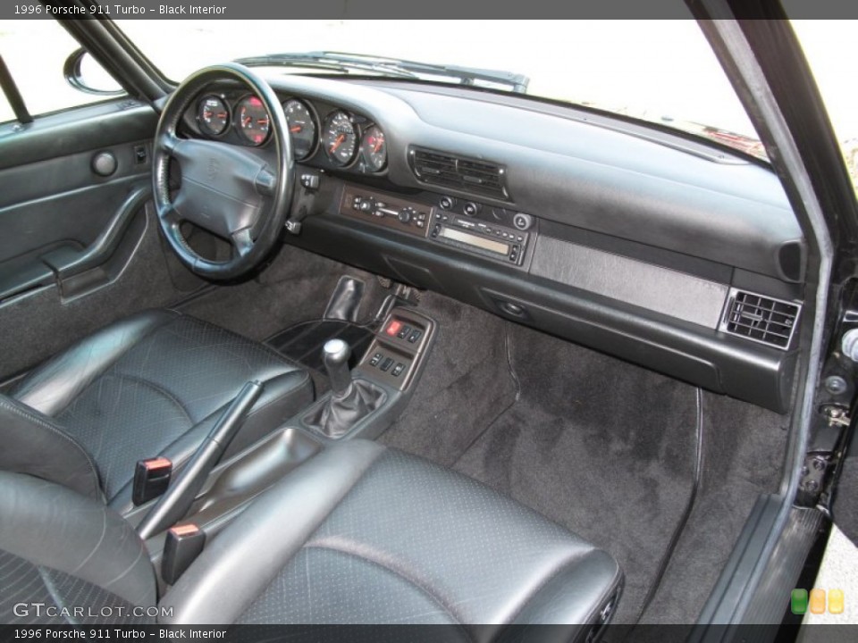 Black Interior Dashboard for the 1996 Porsche 911 Turbo #62734051