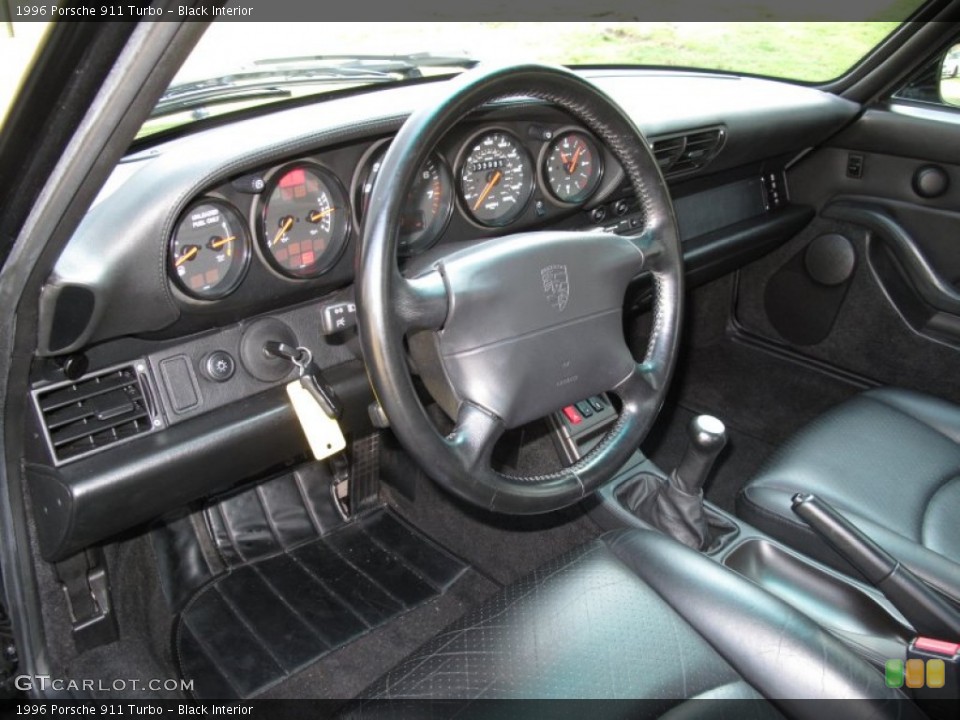 Black Interior Photo for the 1996 Porsche 911 Turbo #62734057