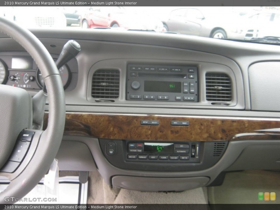 Medium Light Stone Interior Controls for the 2010 Mercury Grand Marquis LS Ultimate Edition #62734713