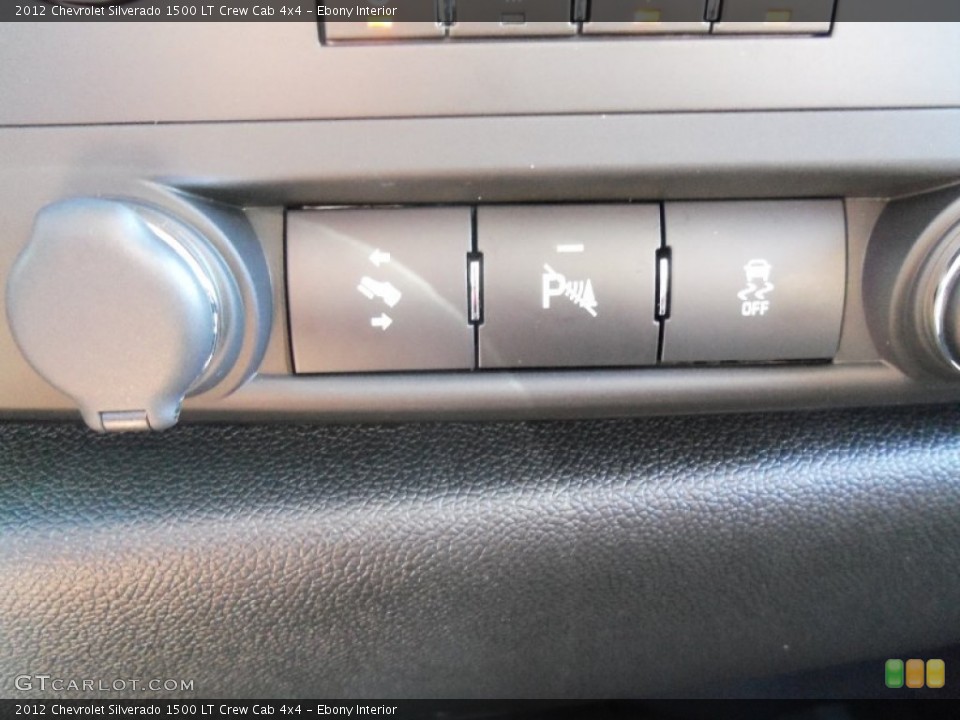 Ebony Interior Controls for the 2012 Chevrolet Silverado 1500 LT Crew Cab 4x4 #62734873