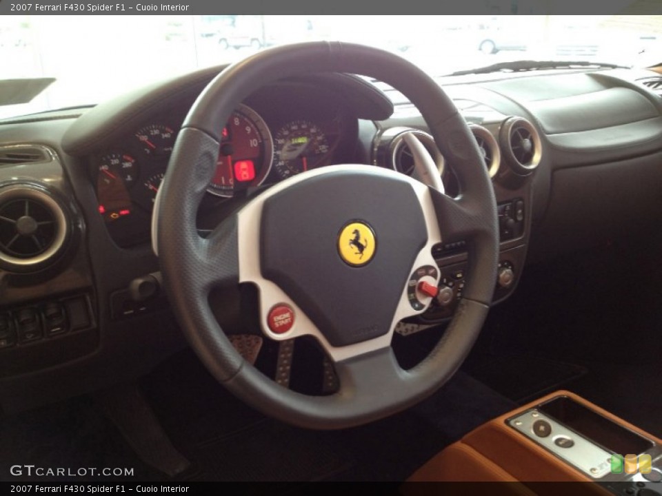 Cuoio Interior Steering Wheel for the 2007 Ferrari F430 Spider F1 #62735816