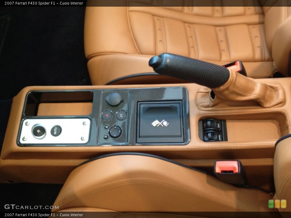 Cuoio Interior Controls for the 2007 Ferrari F430 Spider F1 #62735835