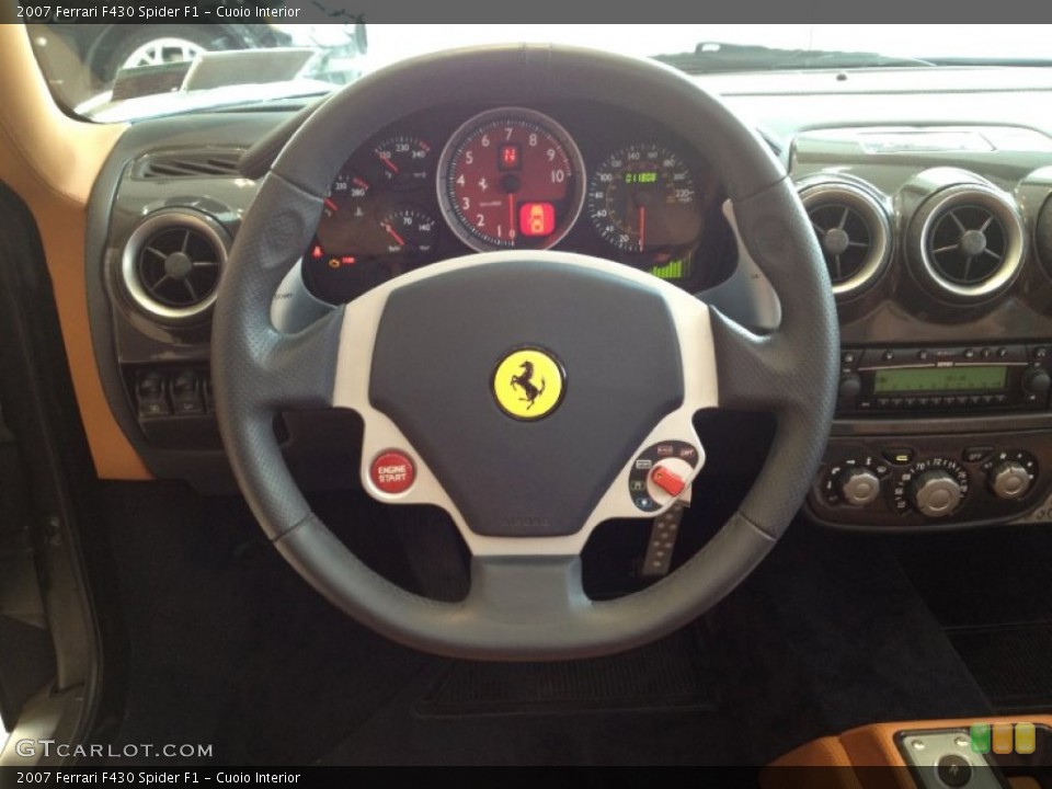 Cuoio Interior Steering Wheel for the 2007 Ferrari F430 Spider F1 #62735845