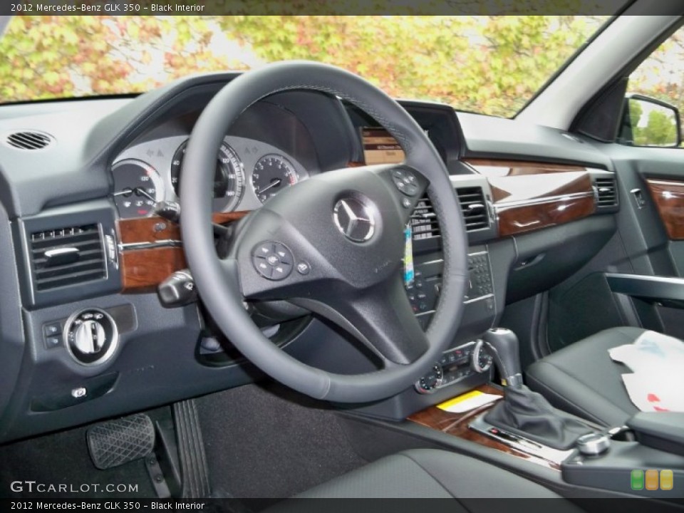 Black Interior Steering Wheel for the 2012 Mercedes-Benz GLK 350 #62737459