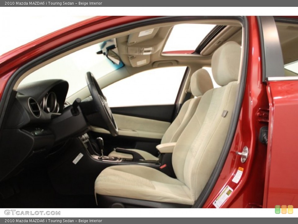 Beige Interior Photo for the 2010 Mazda MAZDA6 i Touring Sedan #62738416