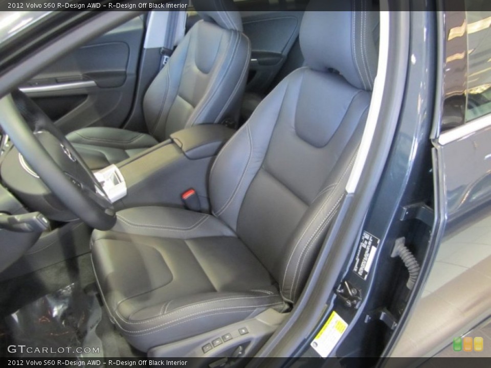 R-Design Off Black Interior Photo for the 2012 Volvo S60 R-Design AWD #62739400