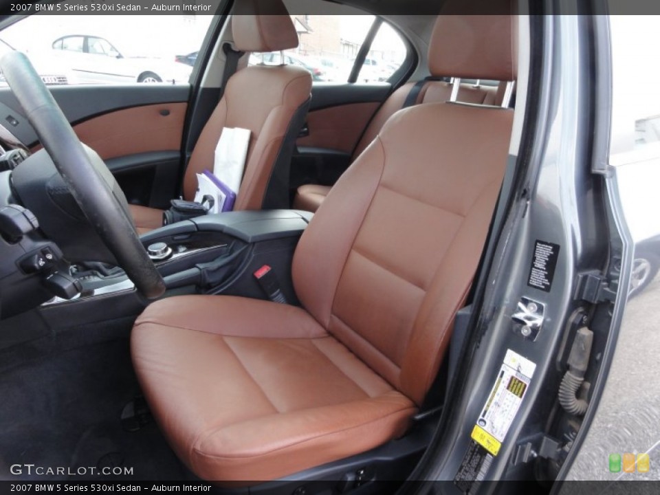 Auburn Interior Photo for the 2007 BMW 5 Series 530xi Sedan #62741027