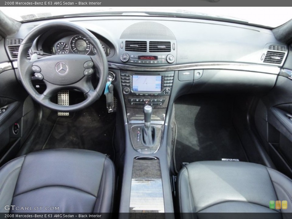Black Interior Dashboard for the 2008 Mercedes-Benz E 63 AMG Sedan #62743057