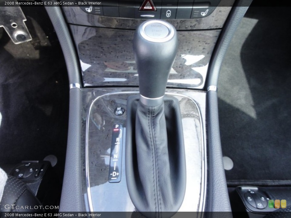 Black Interior Transmission for the 2008 Mercedes-Benz E 63 AMG Sedan #62743198