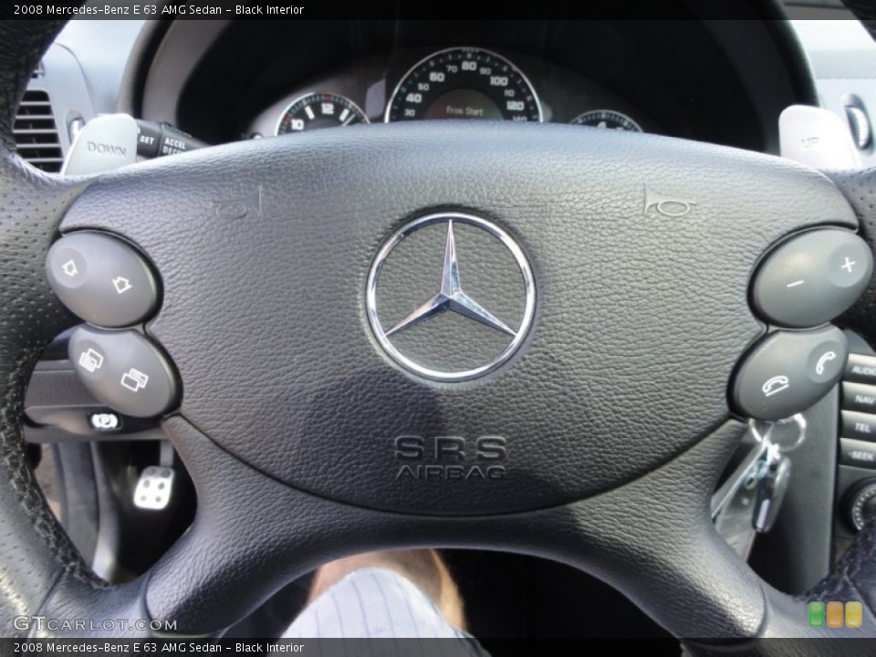 Black Interior Controls for the 2008 Mercedes-Benz E 63 AMG Sedan #62743237