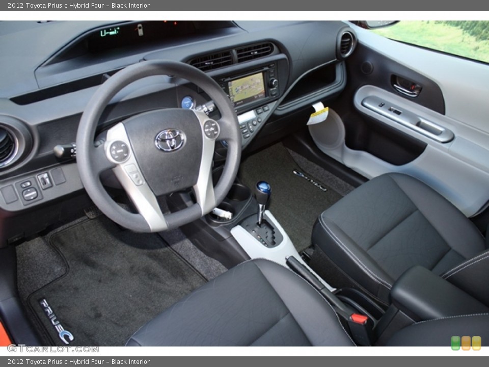 Black Interior Photo for the 2012 Toyota Prius c Hybrid Four #62745526