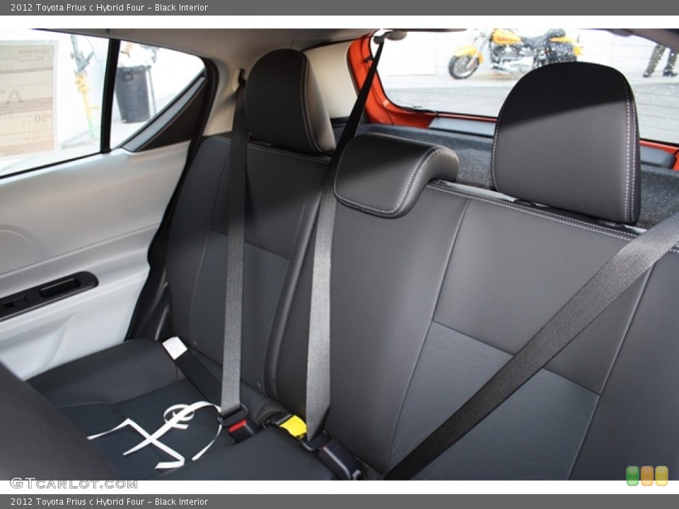 Black Interior Photo for the 2012 Toyota Prius c Hybrid Four #62745557