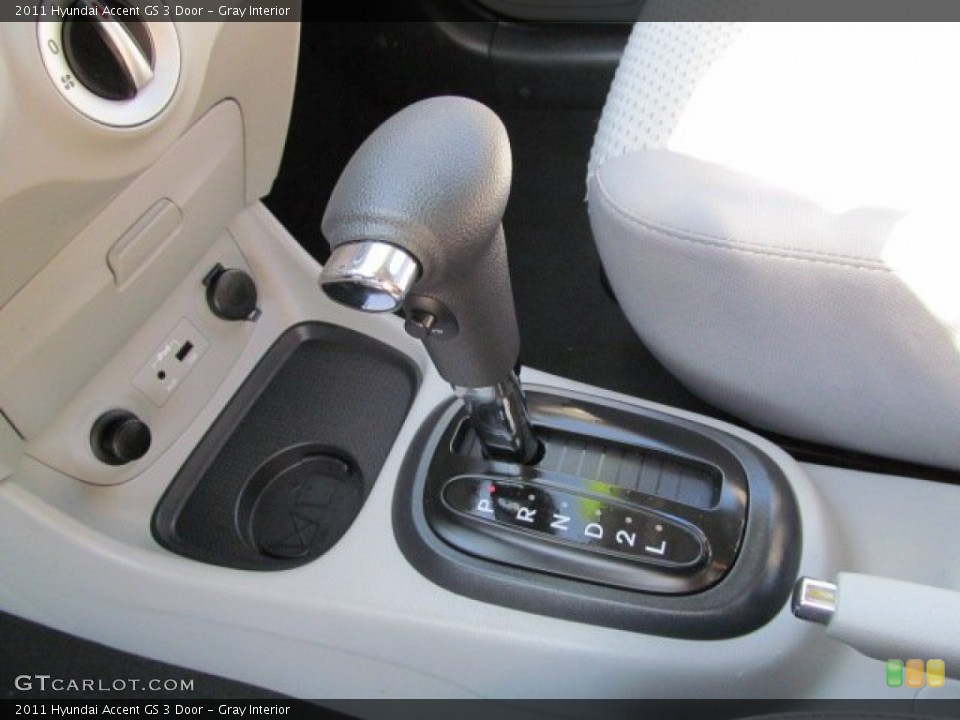 Gray Interior Transmission for the 2011 Hyundai Accent GS 3 Door #62747080