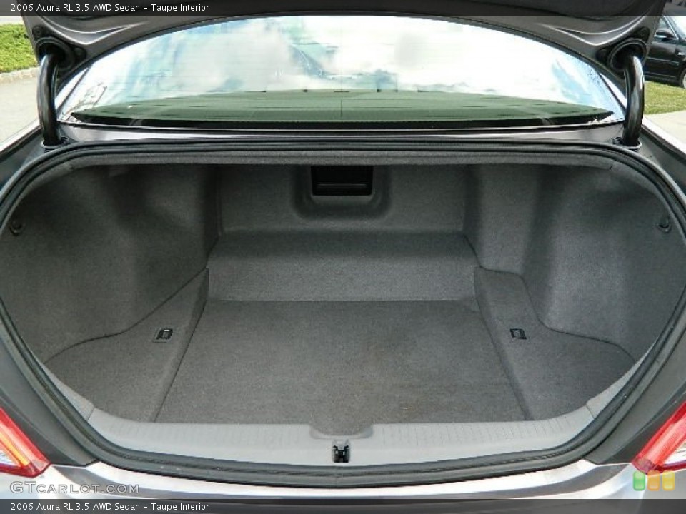 Taupe Interior Trunk for the 2006 Acura RL 3.5 AWD Sedan #62747980