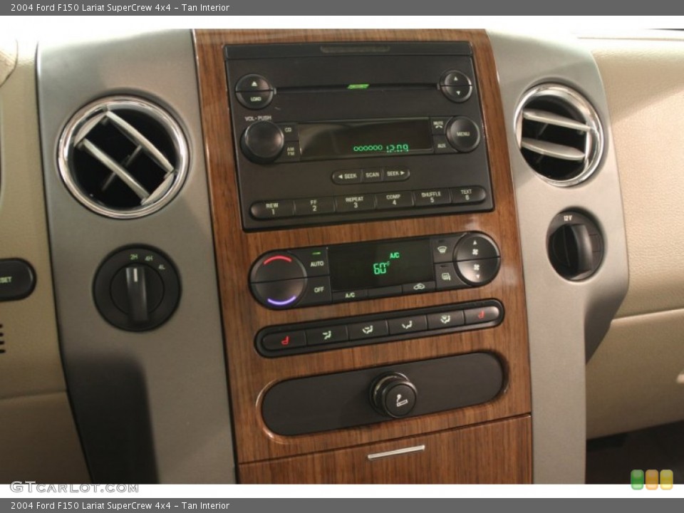 Tan Interior Controls for the 2004 Ford F150 Lariat SuperCrew 4x4 #62751289