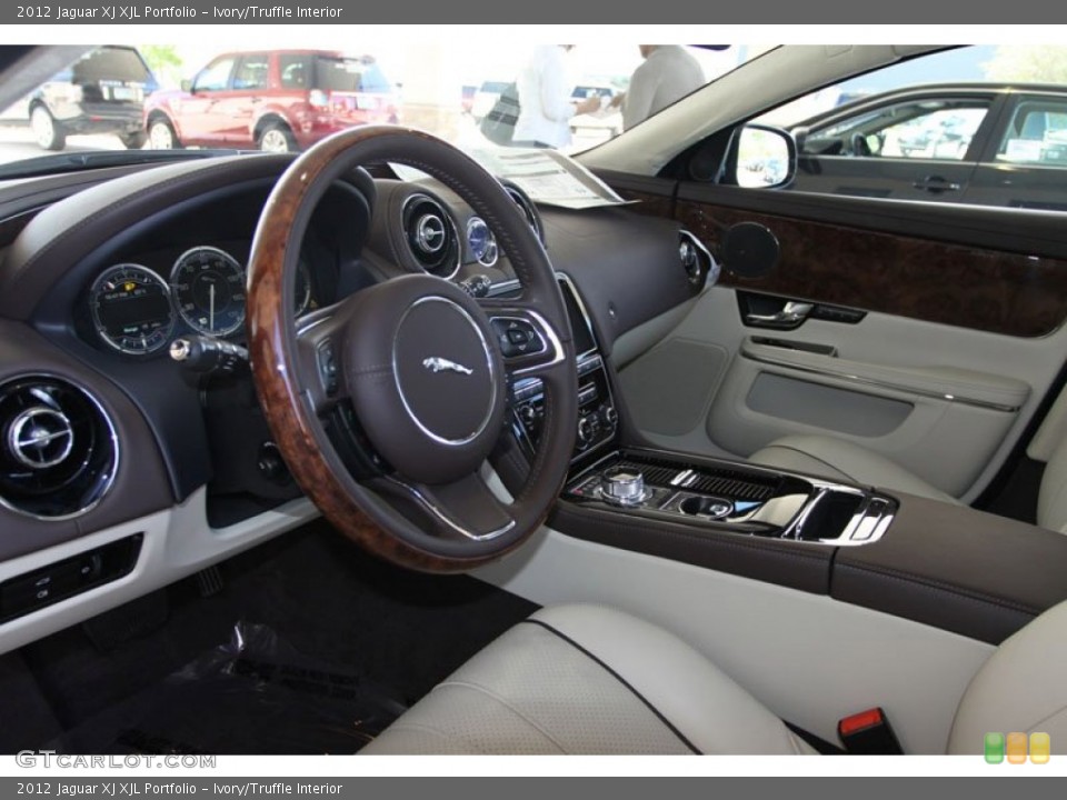 Ivory/Truffle Interior Photo for the 2012 Jaguar XJ XJL Portfolio #62752073