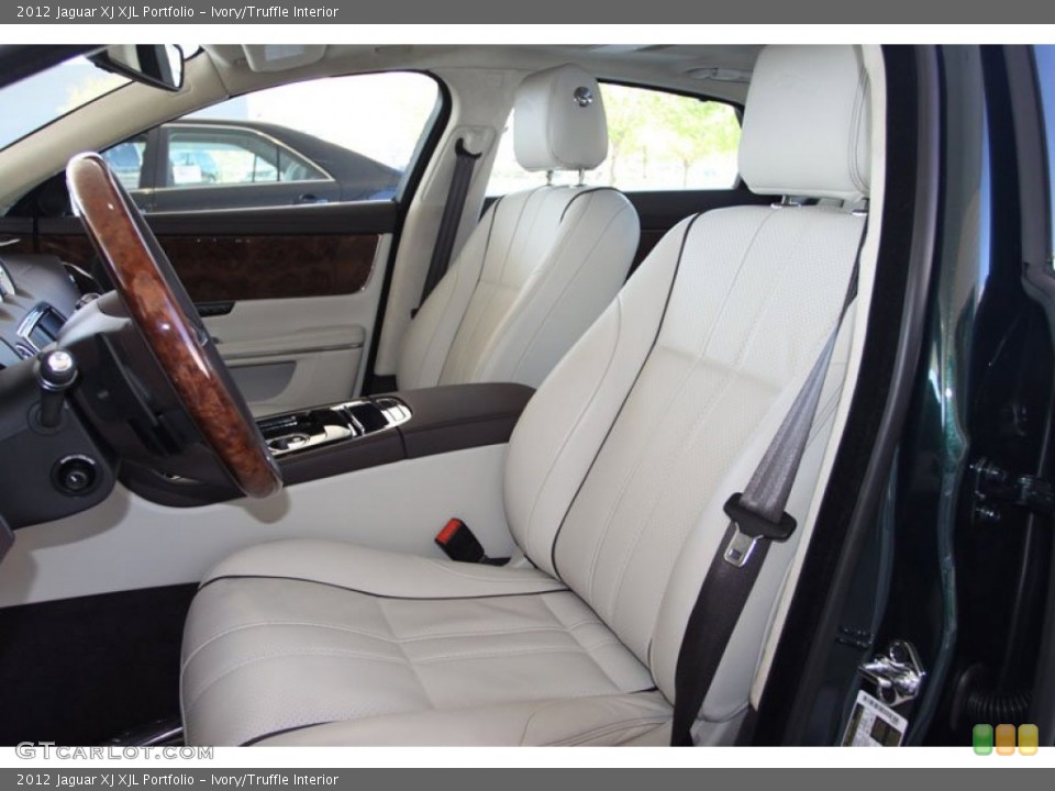 Ivory/Truffle Interior Photo for the 2012 Jaguar XJ XJL Portfolio #62752081