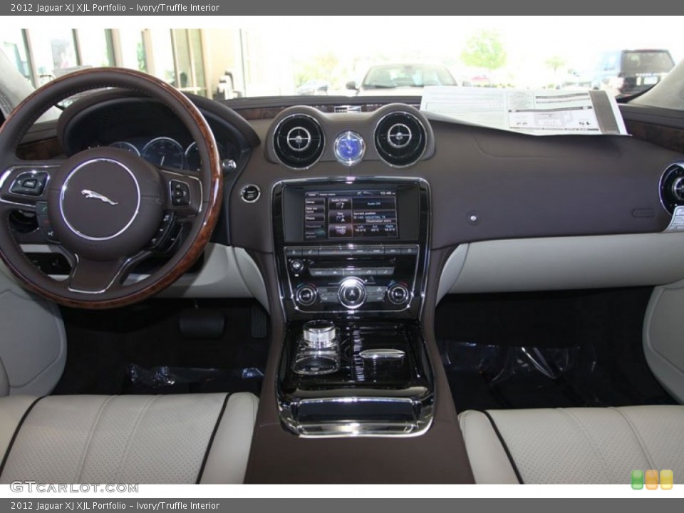Ivory/Truffle Interior Dashboard for the 2012 Jaguar XJ XJL Portfolio #62752138