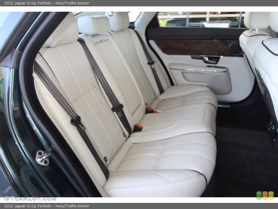 Ivory/Truffle Interior Rear Seat for the 2012 Jaguar XJ XJL Portfolio #62752183