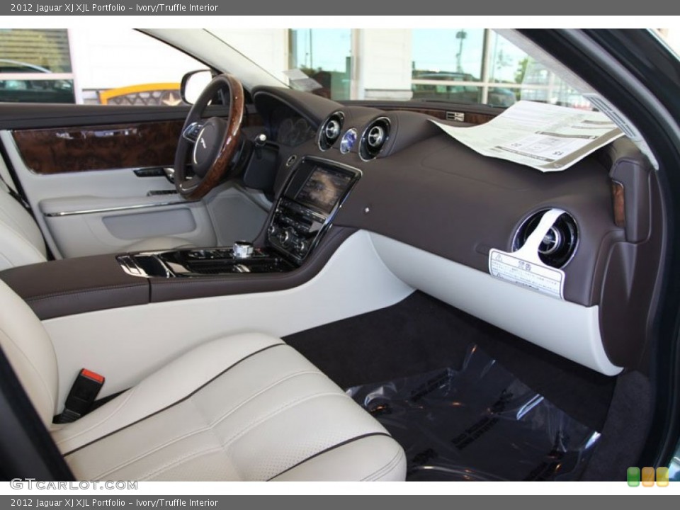 Ivory/Truffle Interior Photo for the 2012 Jaguar XJ XJL Portfolio #62752189