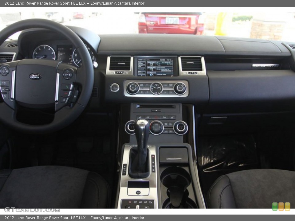Ebony/Lunar Alcantara Interior Dashboard for the 2012 Land Rover Range Rover Sport HSE LUX #62752714