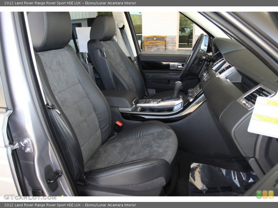 Ebony/Lunar Alcantara Interior Front Seat for the 2012 Land Rover Range Rover Sport HSE LUX #62752753
