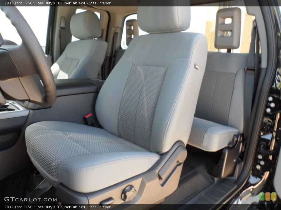 Steel Interior Photo for the 2012 Ford F250 Super Duty XLT SuperCab 4x4 #62754343