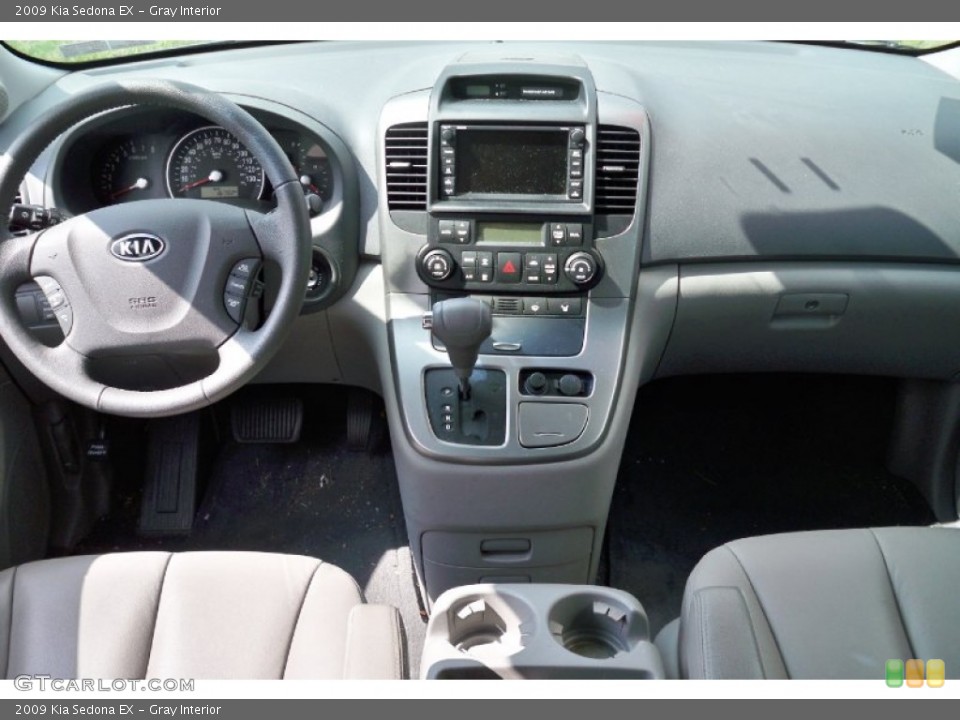 Gray Interior Dashboard for the 2009 Kia Sedona EX #62759628