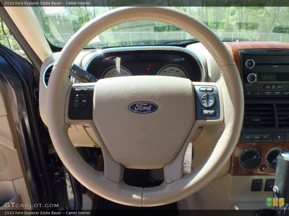 Camel Interior Steering Wheel for the 2010 Ford Explorer Eddie Bauer #62760150
