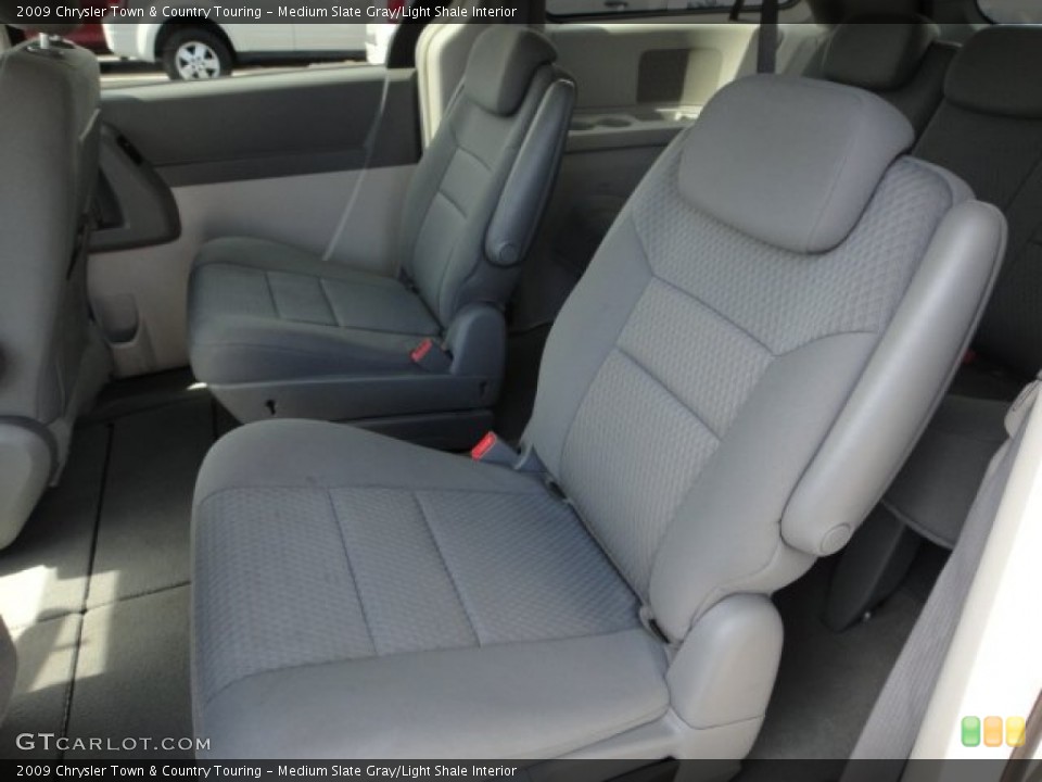 Medium Slate Gray/Light Shale Interior Rear Seat for the 2009 Chrysler Town & Country Touring #62762564
