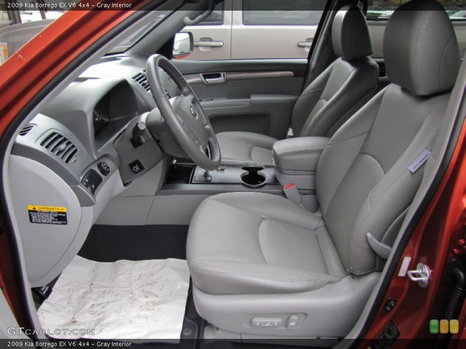 Gray Interior Photo for the 2009 Kia Borrego EX V6 4x4 #62766913