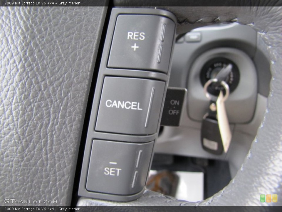 Gray Interior Controls for the 2009 Kia Borrego EX V6 4x4 #62766958