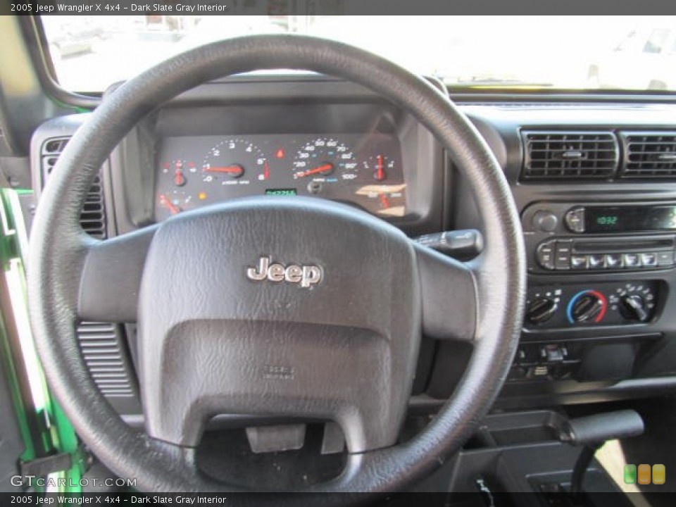 Dark Slate Gray Interior Dashboard for the 2005 Jeep Wrangler X 4x4 #62767044