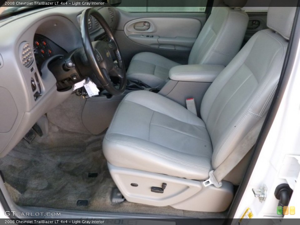 Light Gray Interior Front Seat for the 2008 Chevrolet TrailBlazer LT 4x4 #62767049